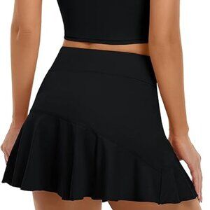 ATTRACO Tennis Dress for Women w/ Shorts and Pockets Racerback Golf Workout M